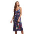 Платье женское Superdry Satin Cami Slip Sleeveless Midi Dress Patrizia Floral Navy, S - фото #1