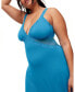 ფოტო #4 პროდუქტის Plus Size Primrose Slip Dress