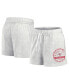 ფოტო #1 პროდუქტის Women's Oatmeal Distressed Kansas City Chiefs Vintage-Like Badge Shorts