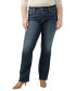 Plus Size Suki Mid Rise Curvy Fit Slim Bootcut Jeans