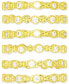 ფოტო #1 პროდუქტის 6-Pc. Set Cubic Zirconia Stack Rings in 14k Gold-Plated Sterling Silver