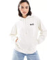 Фото #1 товара Levi's oversized hoodie with lemon logo back print in off white