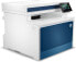 Фото #4 товара HP Color LaserJet Pro MFP 4302dw Printer - Color - Printer for Small medium business - Print - copy - scan - Wireless; Print from phone or tablet; Automatic document feeder - Laser - Colour printing - 600 x 600 DPI - A4 - Direct printing - Blue - White