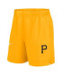 Men's Pittsburgh Pirates Woven Victory Performance Shorts Золотистый, 2XL - фото #2