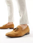 schuh Ren tassel loafers in tan suede