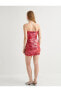 Фото #4 товара Вечернее платье Koton с драпировкой и яркими деталями, силуэт "Slim Fit"