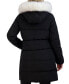 Фото #2 товара Women's Faux-Fur-Trim Hooded Puffer Coat