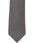 Brooks Brothers Medium Grey Block Solid Silk Tie Men's Grey Reg