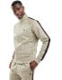 Fred Perry co-ord contrast tape track jacket in beige