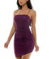 ფოტო #3 პროდუქტის Juniors' Glitter Pearl Sleeveless Bodycon Dress