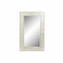 Фото #1 товара Настенное зеркало DKD Home Decor Белый Древесина манго ромбы (154 x 4 x 92 cm)