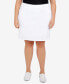 ფოტო #1 პროდუქტის Plus Size Essentials Tech Stretch Pull On Skort with Elastic Wasitband