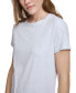 Women's Cotton Embroidered-Logo Crewneck Tee