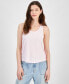 Фото #1 товара Junior's Super Soft Scoop-Neck Tank