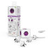 Allocacoc PowerCube ReWirable - 1 m - Type F - Purple - White - 5 AC outlet(s) - 6 A - White