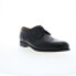 Фото #2 товара Dino Monti Alpha Mens Black Wide Oxfords & Lace Ups Wingtip & Brogue Shoes 11