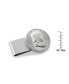 Men's Silver Franklin Half Dollar Stainless Steel Coin Money Clip