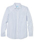 Фото #1 товара J.Mclaughlin Stripe Gramercy Modern Fit Linen-Blend Shirt Men's