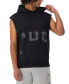 Фото #1 товара Men's Relaxed Fit Middleweight Sleeveless Logo Hoodie