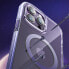 Фото #9 товара Чехол Kingxbar Ice Crystal Series для iPhone 14 Plus с магнитным креплением MagSafe PQY Ice Crystal Series фиолетовый