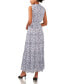 Women's Sleeveless Tie V-Neck Maxi Dress