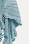 PLEATED DRESS WITH RUFFLES