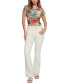 ფოტო #4 პროდუქტის Women's Short-Sleeve Amaya Shirred Top