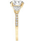 ფოტო #6 პროდუქტის Certified Lab Grown Diamond Round Three Stone Bridal Set (4-1/4 ct. t.w.) in 14k Gold