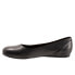 Фото #4 товара Softwalk Sonoma S1862-013 Womens Black Leather Slip On Ballet Flats Shoes