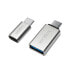 LogiLink AU0040 - USB 3.1 C - USB 3.0 A - Micro USB 2.0 - Aluminium