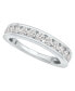 Фото #1 товара Certified Diamond Channel Band (1 ct. t.w.) in 14K White Gold or Yellow Gold