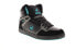 Фото #3 товара Мужские кроссовки DVS Honcho черно-угольно-бирюзовые из замши, вдохновленные скейтбордингом