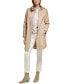 ფოტო #5 პროდუქტის Women's Zip-Front Hooded Belted Raincoat