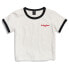 Фото #4 товара G-STAR Cropped Baby Brother Ringer short sleeve T-shirt