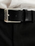 HUGO gelio leather belt in black