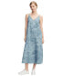 ფოტო #1 პროდუქტის Women's Hawaiian-Print Sleeveless Tie-Back Maxi Dress