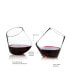 Фото #4 товара Rolling Crystal Wine Glasses, Set of 2, 12 Oz