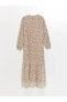 Фото #7 товара Платье женское LC WAIKIKI Classic с узором на воротнике