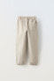 Фото #2 товара Холщовые брюки с карманами ZARA