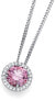 Колье Oliver Weber Triumph Silver clear, silver, pink - фото #1