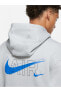 Фото #4 товара Толстовка мужская Nike Sportswear Erkek Beyaz Hoodie Sweatshirt DD9694-077