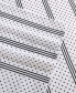 Dots And Stripes 4 Piece Microfiber Sheet Set, Queen