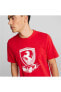 Фото #4 товара Ferrari Race Big Shield Tee Tonal Erkek T-shirt