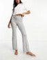 Фото #4 товара Cotton On soft roll waist pyjama trousers in grey