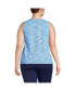 Фото #3 товара Women's Plus Size Moisture Wicking UPF Sun Tank Top