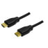 Фото #1 товара Переходник HDMI LogiLink 5m, тип A, 8.16 Gbit/s, черный