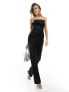 Фото #1 товара Daska satin jumpsuit in black