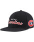 Фото #1 товара Mitchell Ness Men's Black Montreal Canadiens Core Team Script 2.0 Snapback Hat