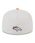 Фото #5 товара Men's Stone, Orange Denver Broncos 2023 NFL Draft On Stage 59FIFTY Fitted Hat