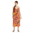 SUPERDRY Printed Slip Sleveless Long Dress